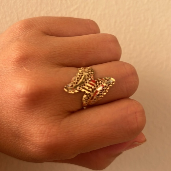 Vintagege 14k solid yellow gold ring mesh - Picture 9 of 9